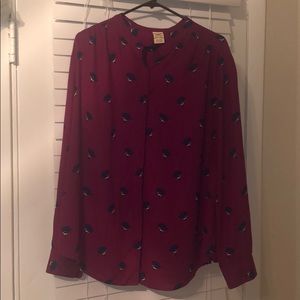 Flower patterned shirt